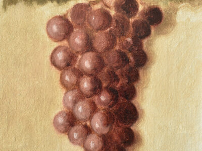 Grapevine Original Oil Painting, Grapevine Still Life Painting