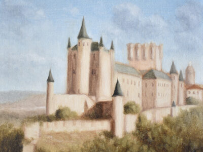 Castle of Segovia Spain Original Painting