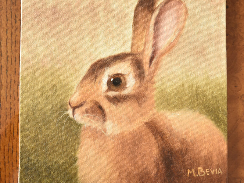 Rabbit Original Painting, Animal Painting