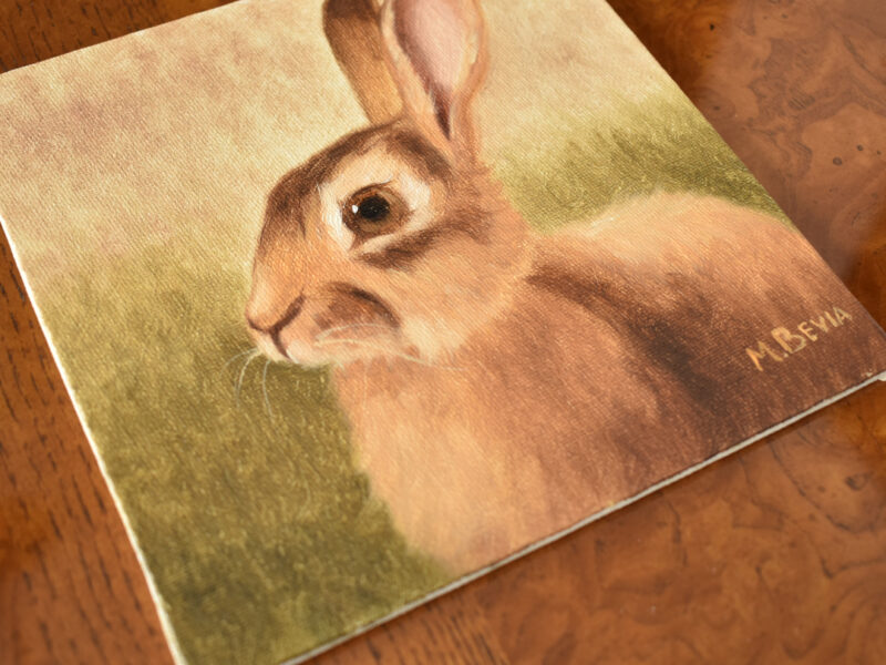 Rabbit Original Painting, Animal Painting